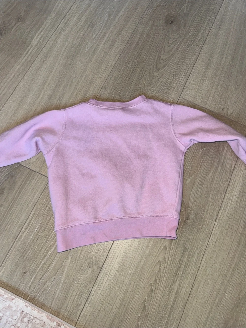 Rabbit Skins Pink Little Surf Girl Crew Sweatshirt